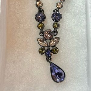 Givenchy drop tear necklace